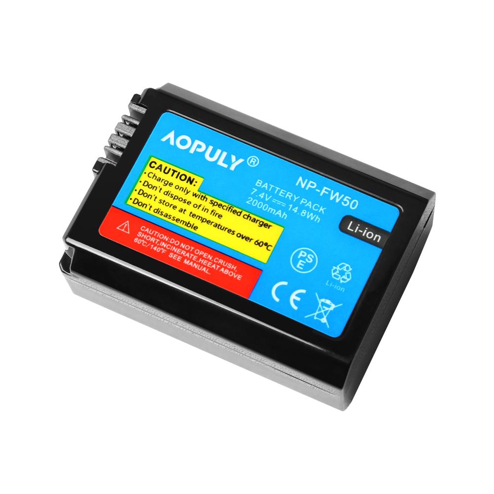 NP-FW50 NP FW50 Pin Màn Hình LCD Sạc USB Cho Máy Ảnh Sony BC-VW1 BC-TRW A7 ILCE-7 A7K ILCE-7K A7M2 A7R ILCE-7R A7S A5000