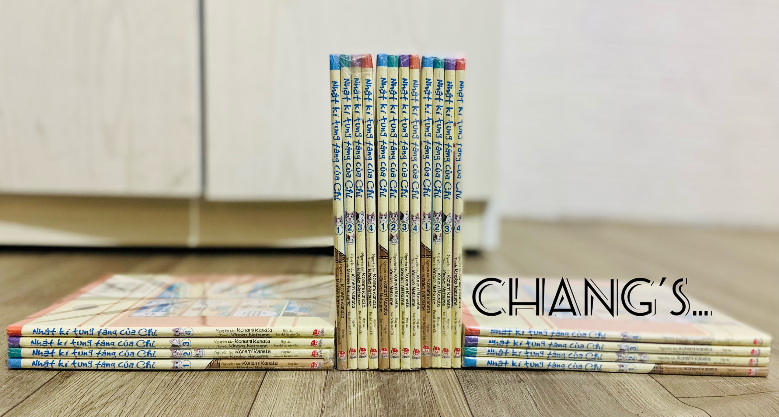 Nhật ký tung tăng của Chi trọn bộ 4 tập in màu - Mới 100%