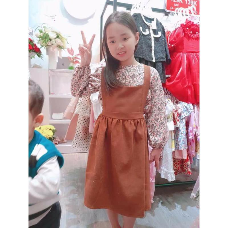 Set yếm dễ thương cho bé gái