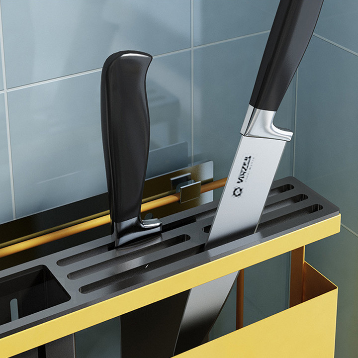 Bộ Kệ Đỡ Dao Bếp Thớt Eckbert SUS304 Cao Cấp - Home and Garden