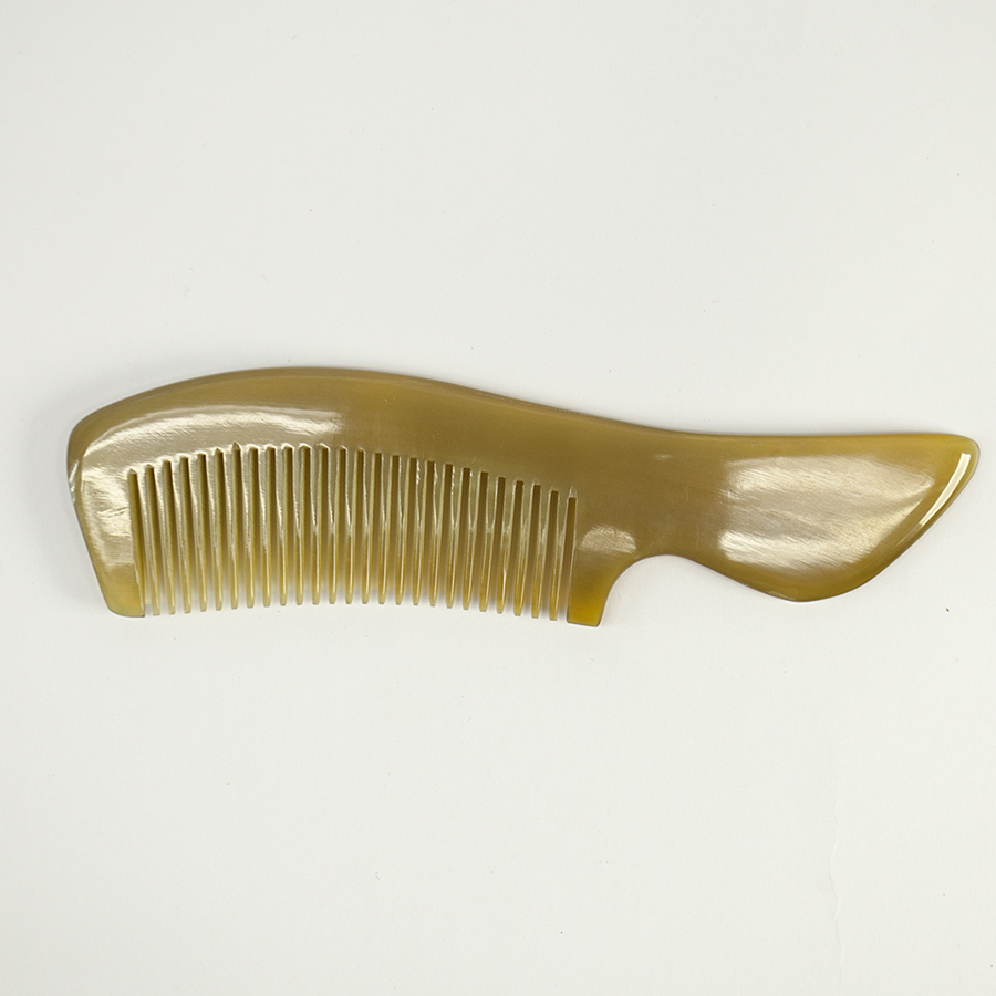 Lược sừng xuất Nhật - COH141 (Size: M) Lược chuôi vát - Horn Comb of Hahanco