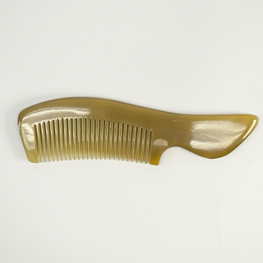 Lược sừng xuất Nhật - COH141 (Size: M) Lược chuôi vát - Horn Comb of Hahanco