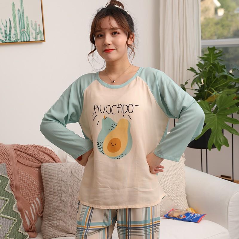 Pijama- Bộ Ngủ Nữ Đồ Bộ Mặc Nhà Cộc Lửng Dài Siêu Mát, Mềm Mại CLVT01