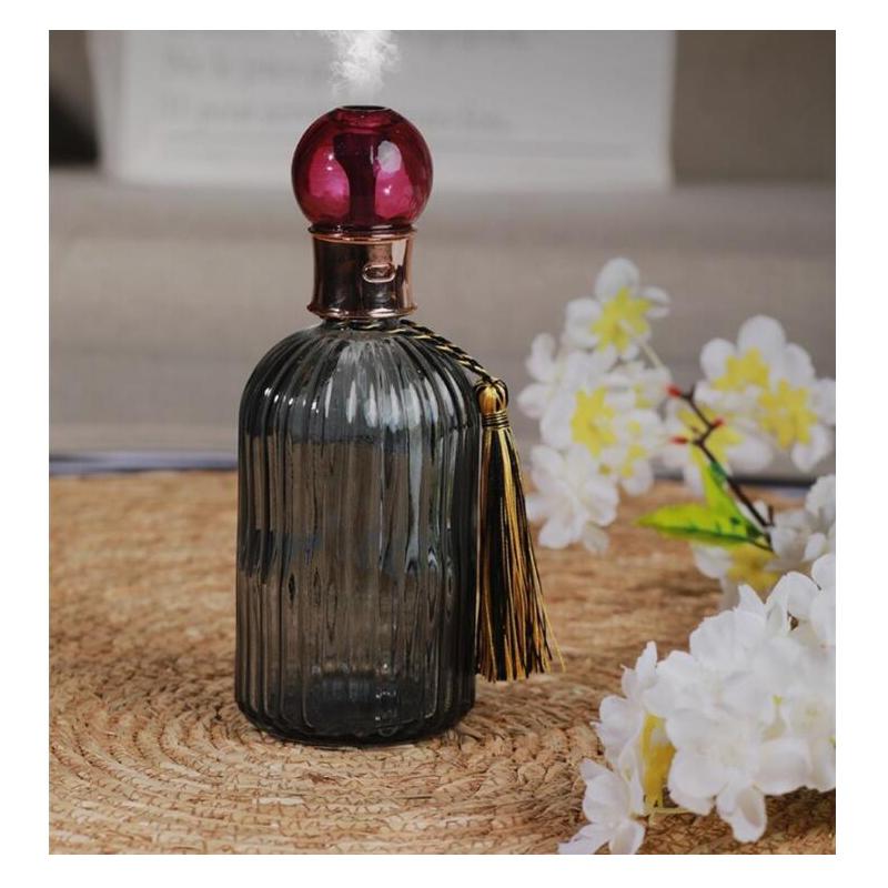 USB Máy Tạo Độ Ẩm Không Khí Kính Lọ Nước Hoa Aromatheraphy Siêu Âm Thanh Mát Phun Sương Tạo Máy Khuếch Tán Tinh Dầu Mini Di Động Xe Ô Tô Hương Ẩm