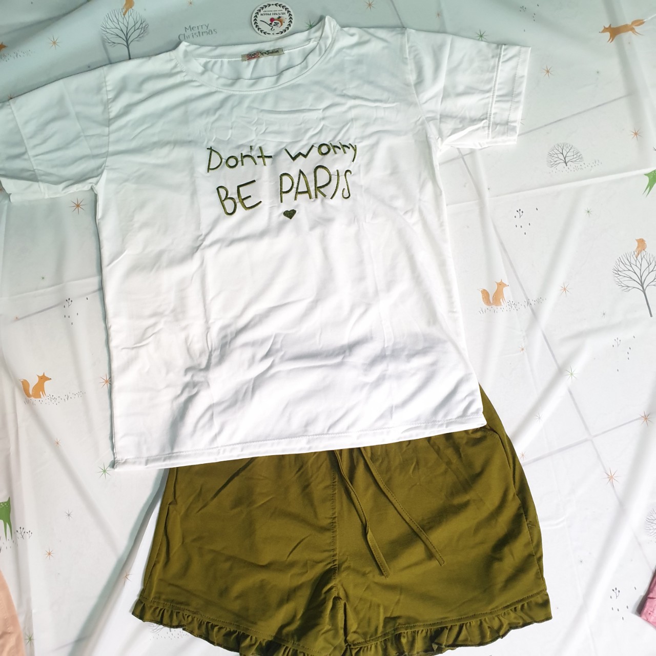 Đồ bộ nữ mặc nhà đẹp thời trang cổ tròn thêu chữ đẹp mẫu hot, thun cotton 4 chiều co dãn cực đẹp, phom chuẩn - LEE’S HOME. Size từ 40-65kg