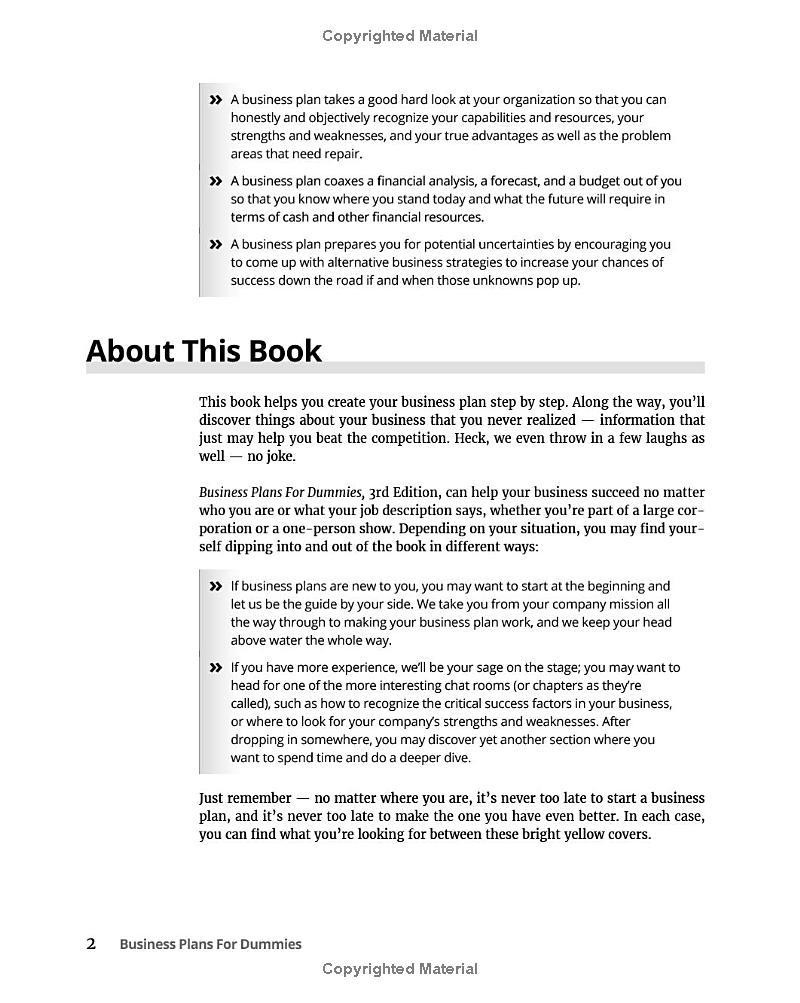 Sách ngoại văn: Business Plans For Dummies 3rd Edition