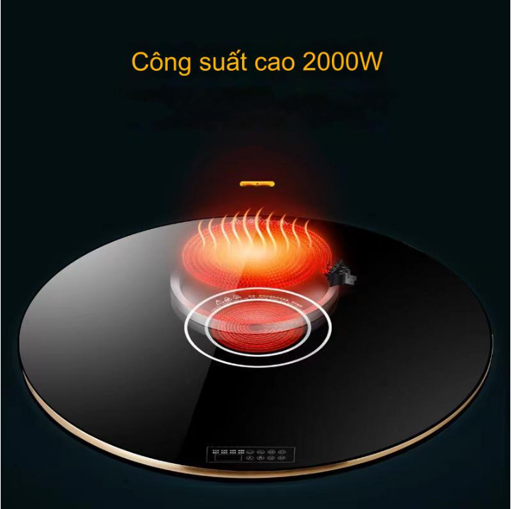 Mâm điện hâm nóng nấu lẩu, làm nóng thực phẩm xung quanh HotPot Heating Board cao cấp (80cm)