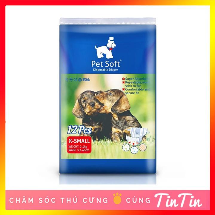 Bỉm Tã Dành Cho Thú Cưng Pet Soft (Bịch 12 Chiếc) Giá Rẻ