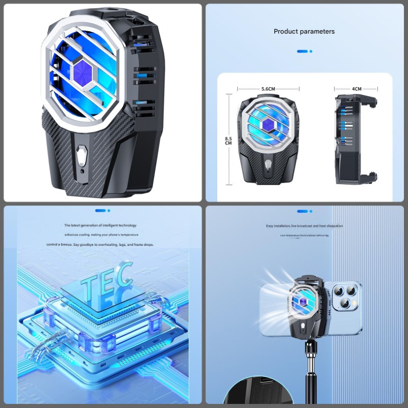 Tản nhiệt sò lạnh Pin sạc X91 Gaming siêu mát cho điện thoại hàng nhập khẩu