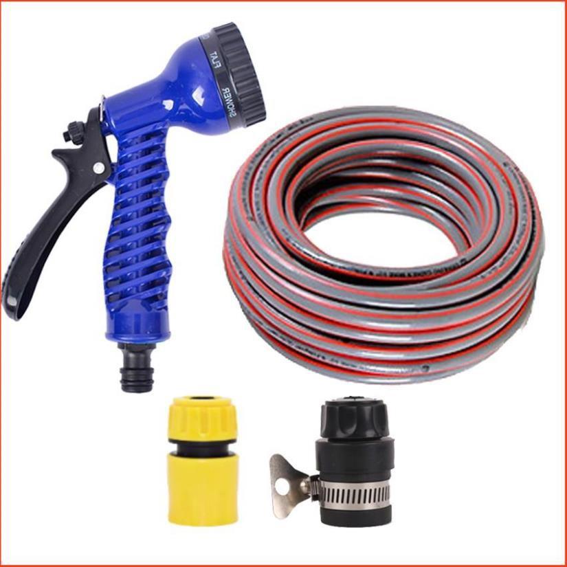 Bộ dây tăng áp 3 lần vòi xịt nước rửa xe, tưới cây loại 3-5m 206843