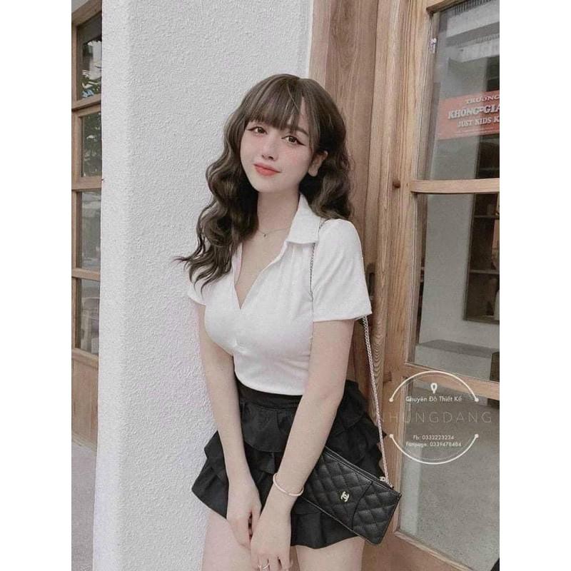 Áo Phông Cổ V Polo hàng vnxk Chất Đẹp