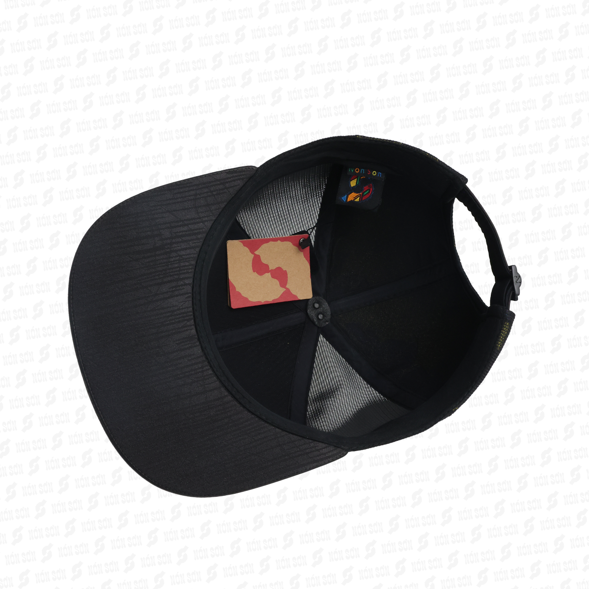 Mũ snapback hiphop NÓN SƠN hoa văn ngẫu nhiên MC210AK-ĐN3HV