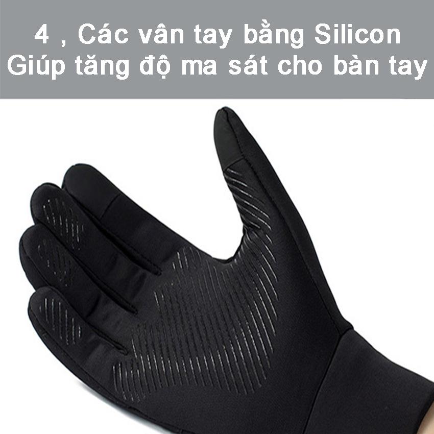 Găng Tay Đi Xe Máy Mùa Đông Tuxa Cảm Ứng Điện Thoại Chống Gió Sương Lạnh Bao Găng Tay Nam Nữ Chống Lạnh Nắng Bảo Hộ Moto