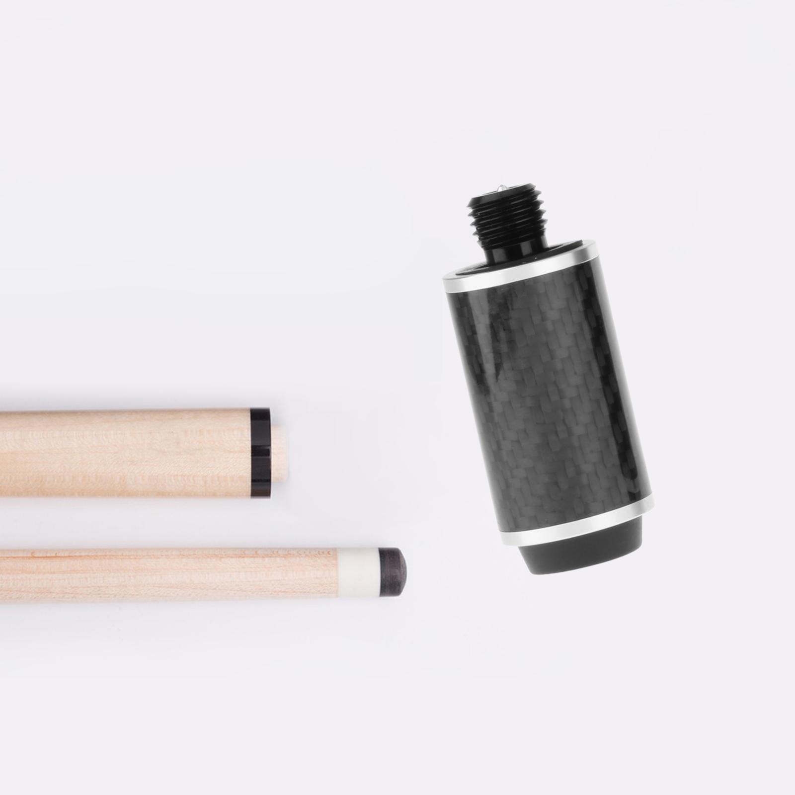 Billiards Pool Cue Extension Snooker Cue Extended Cue Extended Pool Cue Weight Screw Billiard Holder Cue End Lengthener for Practice Trainer