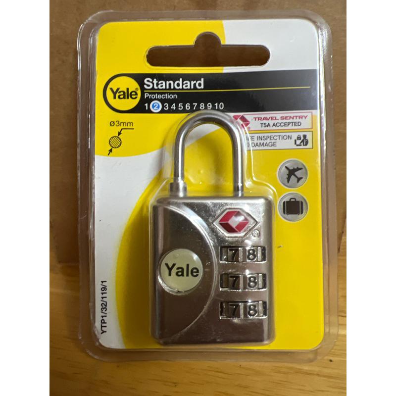 Ổ khóa số Yale YTP1/32/119/1 thân kẽm rộng 32mm có TSA dùng khóa vali hành lý - MSOFT