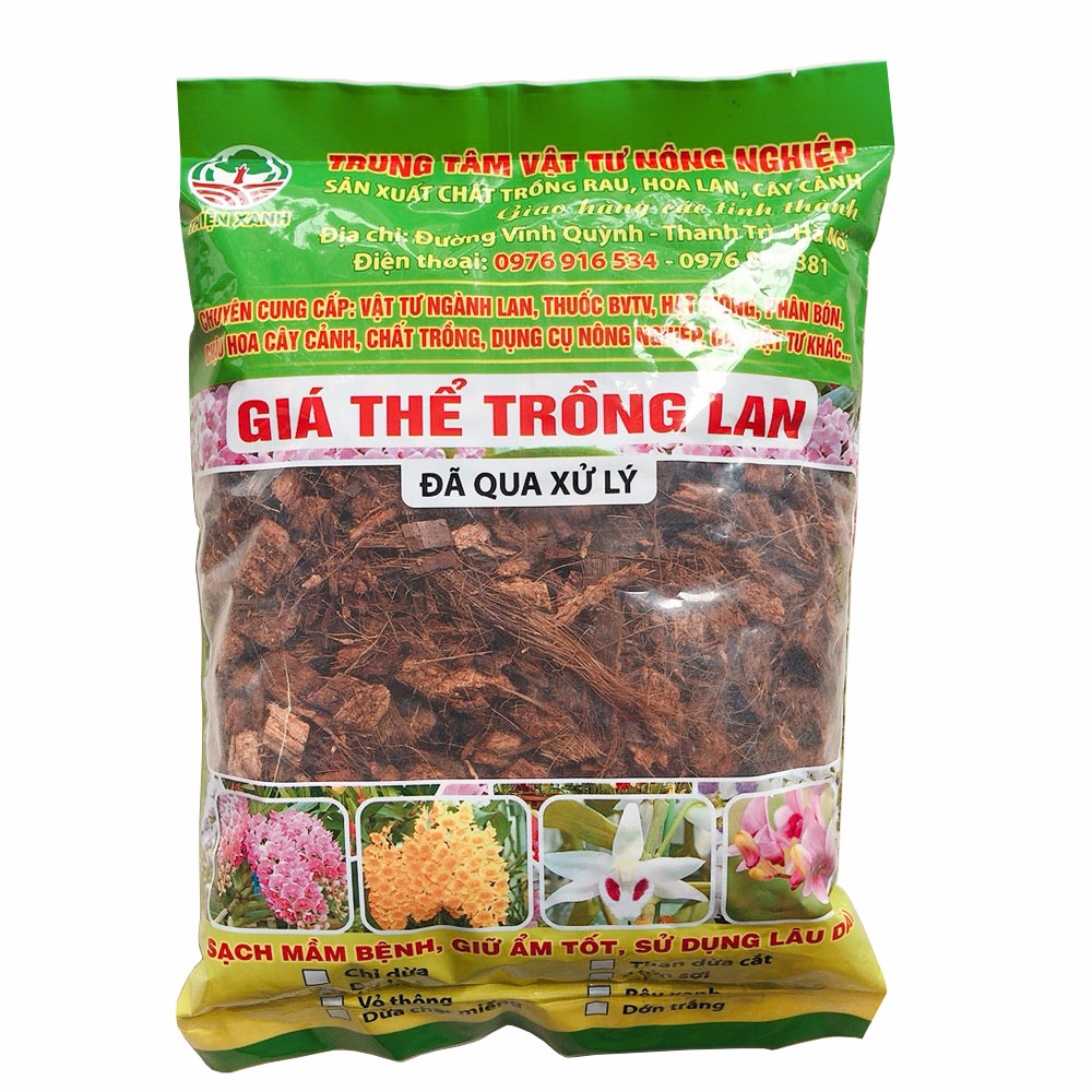 GIÁ THỂ TRỒNG LAN ĐÃ QUA XỬ LÝ