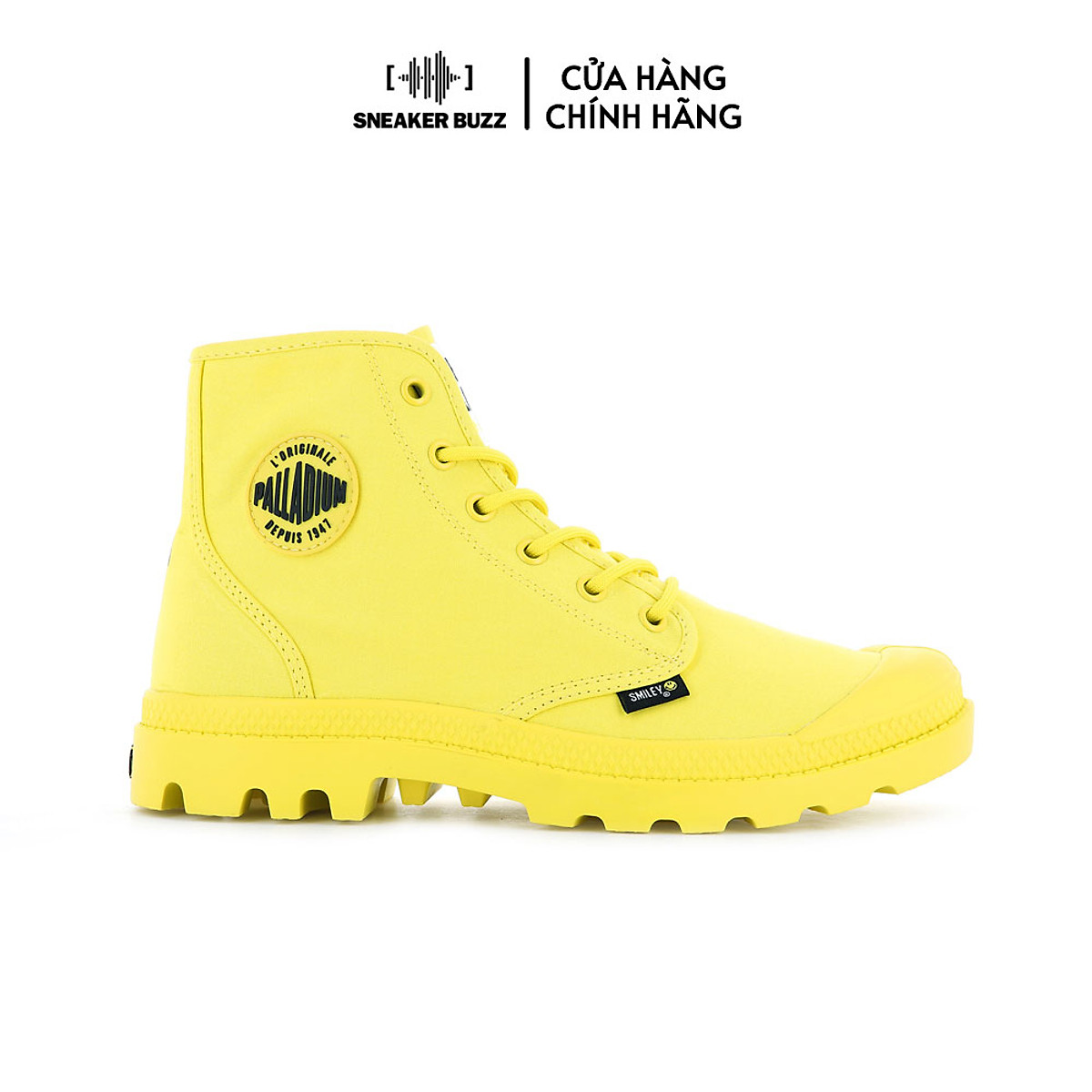 Giày Palladium Pampa Hi X Smiley Be Kind Vegan 77079-736-M