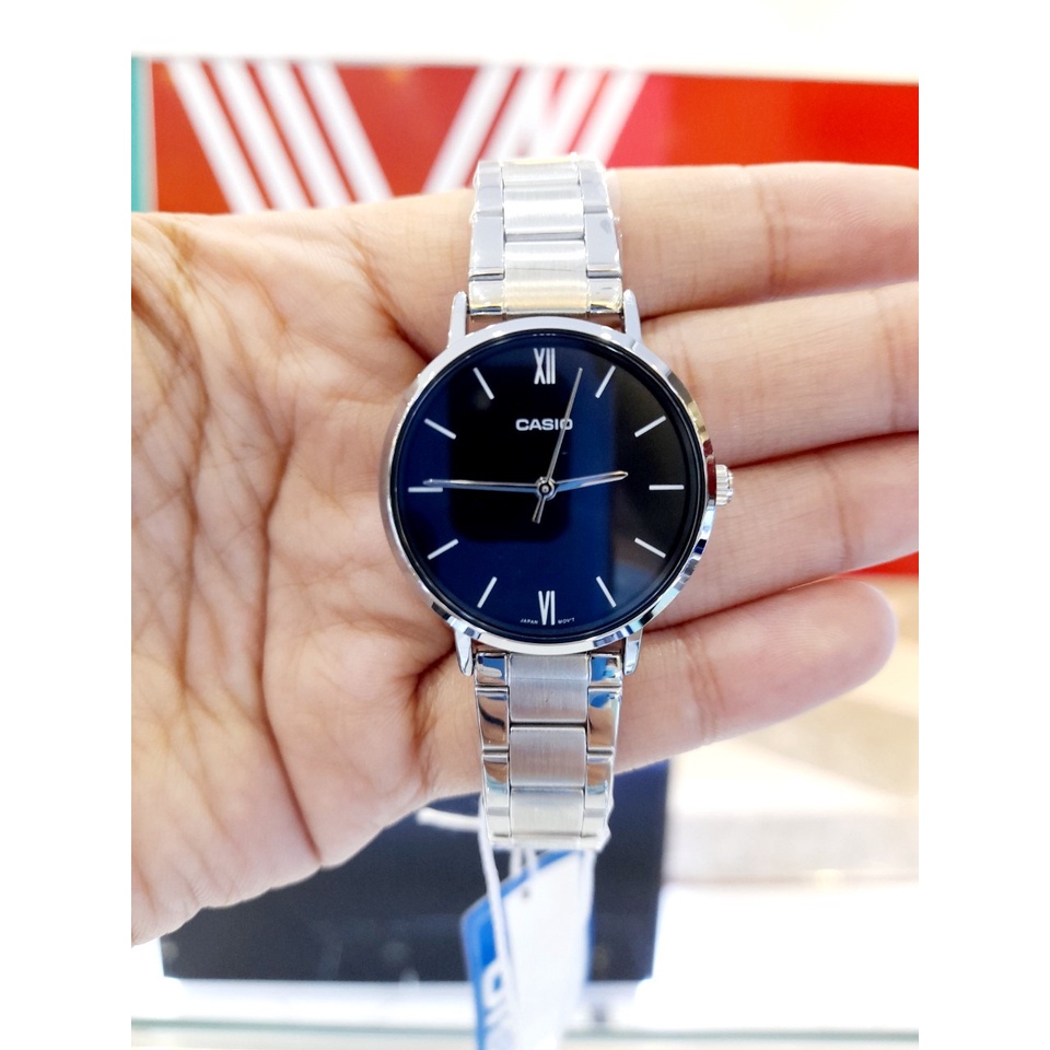 Đồng hồ nữ dây kim loại Casio Anh Khuê LTP-VT02D-1AUDF