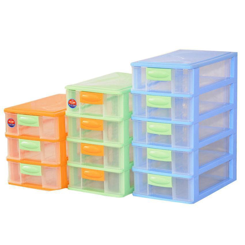 Tủ nhựa ngăn kéo mini - Hộp đựng đồ mini siêu tiện dụng