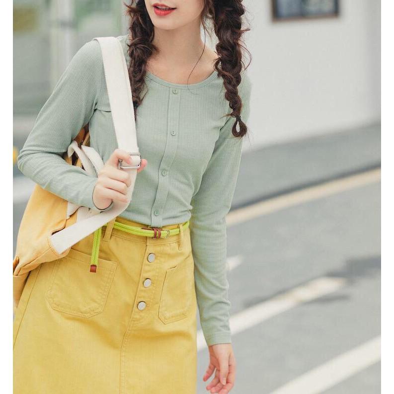 Áo thun body nữ tay dài phong cách 141