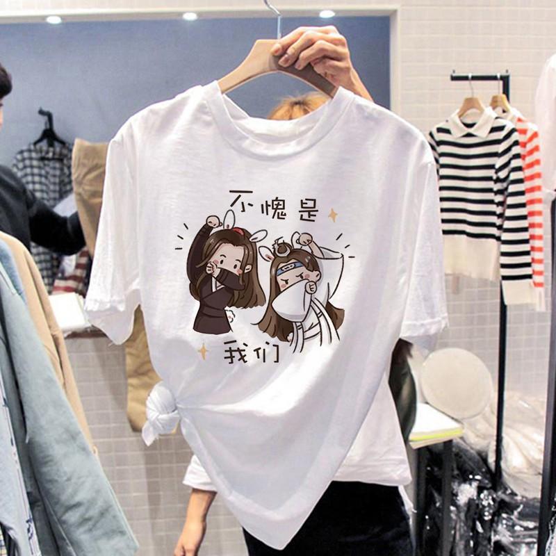 Áo phông mùa hè in hình Tiêu Chiến - Vương Nhất Bác phong cách giản dị cá tính dành cho fan hâm mộ