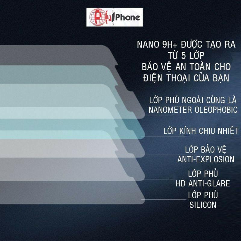 Dán cường lực dẻo nano 9H+ mặt trước và sau cho iPhone 7 Plus, 8 Plus
