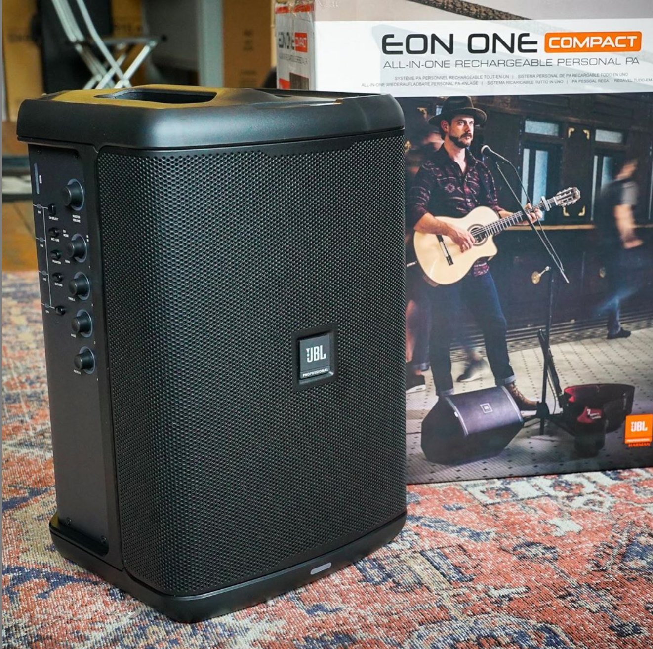 Loa JBL EON ONE Compact - Thời Gian Sử Dụng 12 Giờ - Hàng Chính Hãng PGI