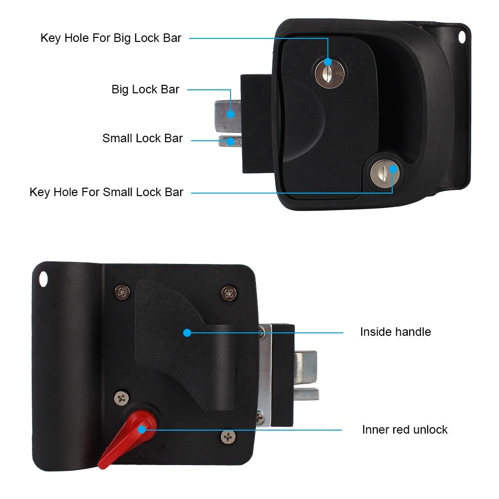 Bộ ổ khóa hai chìa thay thế cho cửa xe RV