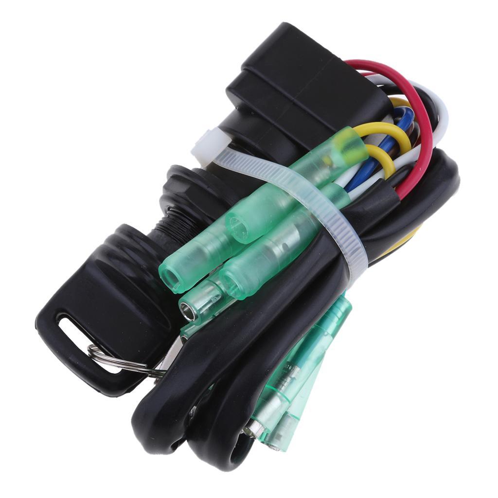Boat Ignition Switch with Keys for Yamaha 40HP/60HP Outboard Motor Engine