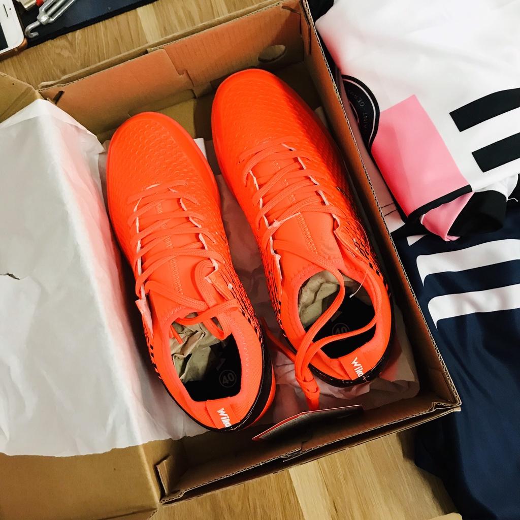 Wika Flash Cam đôi giày sản xuất tại Vn giày đá banh được khâu full đế giày cao cấp