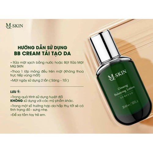 Hình ảnh Kem bb cream nhân sâm tái tạo da mq skin ginseng balancing lotion