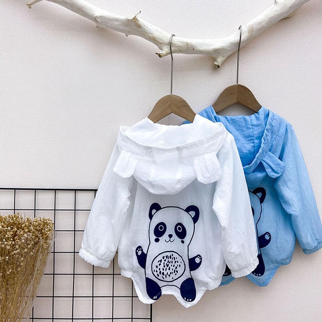 Áo khoác hè chống nắng cho bé in hình gấu cute, Áo khoác cho bé từ 6-21kg - LiLa Kids