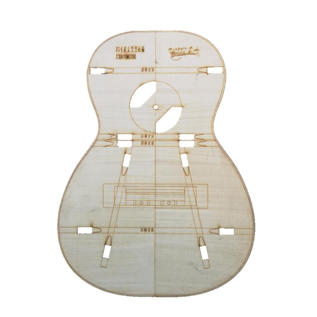 Guitar Body Template for 23inch Guitar Ukulele Making Shape Part