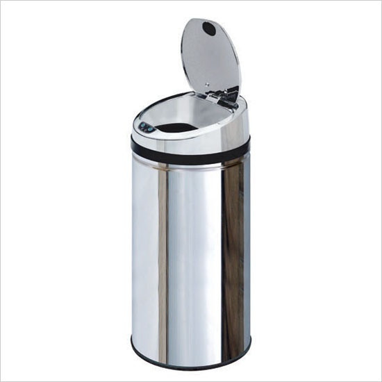 Thùng rác inox tự động Ecolife ECO802 42L (Bạc)