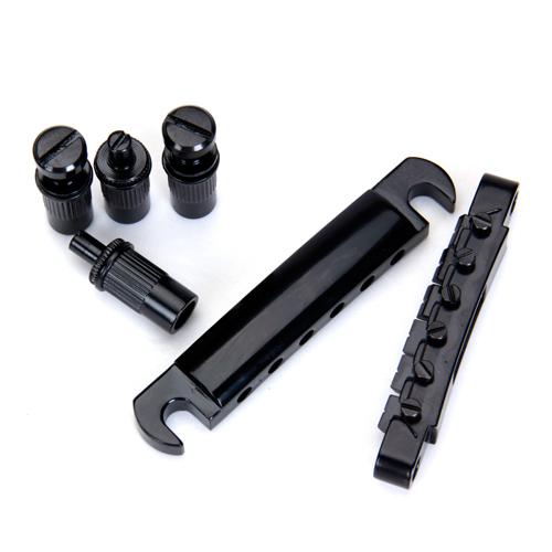 Black Bridge Tailpiece For Les Paul