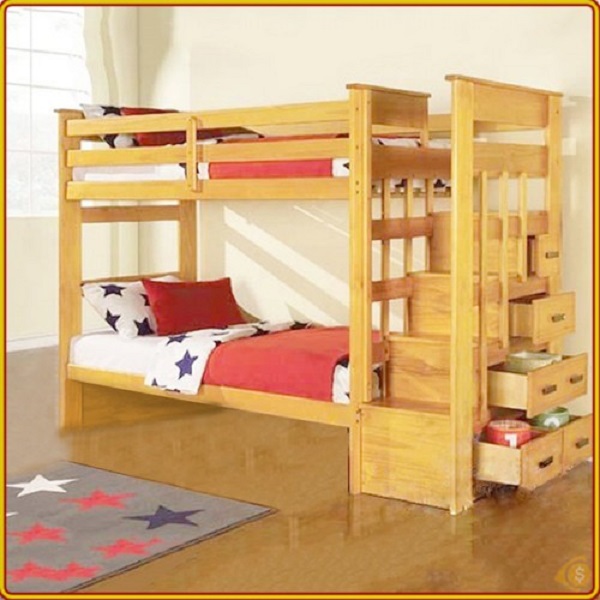 GIƯỜNG BA TẦNG CHO BÉ GT101 ( Hàng CAO CẤP)