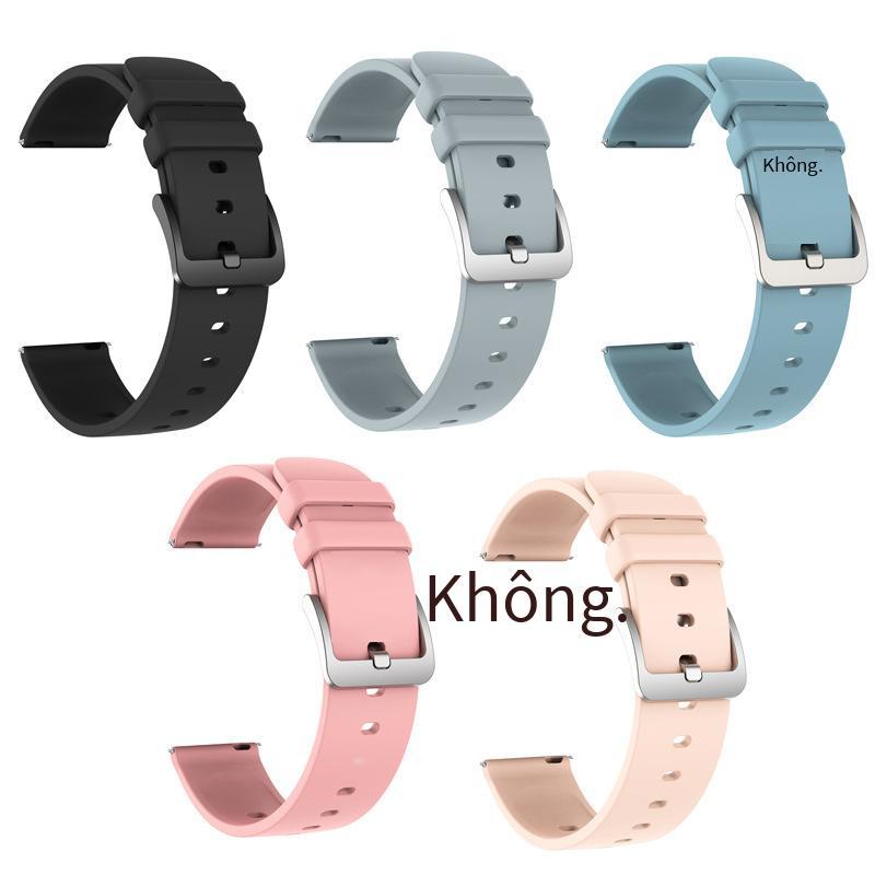 Đảm bảo chất lượng khắc vi mô P8 dây đeo đồng hồ thông minh 20mm tại chỗ phát hành nhanh nguyên tai mẫu cung cấp dây đeo đồng hồ thay thế bằng silicon
