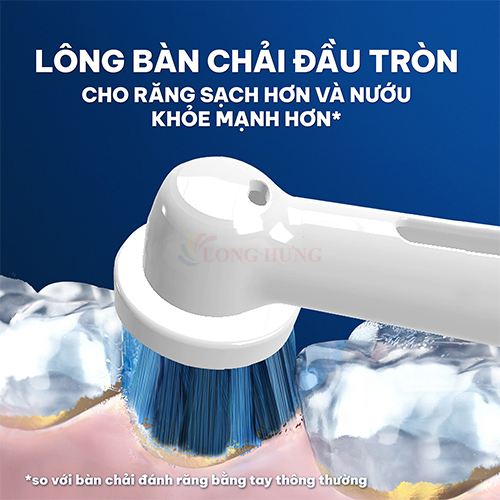 Bàn chải điện Oral-B Vitality Precision Clean Blue D12.513 - Hàng chính hãng