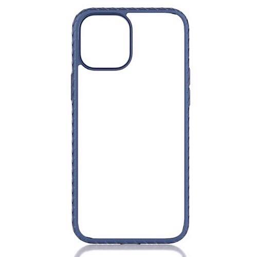 Ốp lưng cho iPhone 12 và 12 Pro hiệu MIPOW Hybrid Glass Pc Tpu viền màu chống sốc - Hàng nhập khẩu