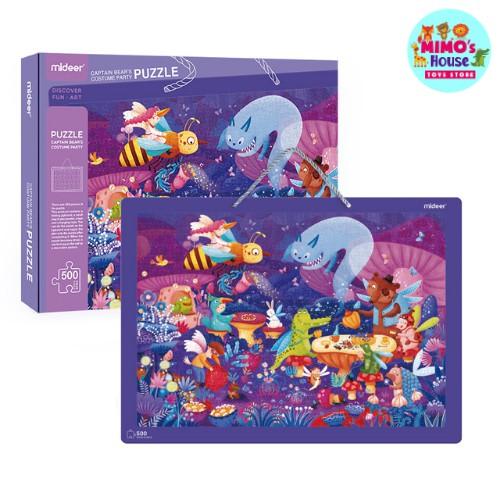 PUZZLE - GHÉP HÌNH - BỮA TIỆC HÓA TRANG CỦA THUYỀN TRƯỞNG GẤU BÉO – CAPTAIN BEAR’S COSTUME PARTY PUZZLE – MD3095