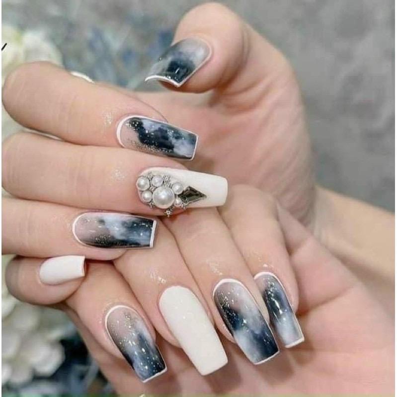 Cồn Loang Vinimay Màu Trắng Đen Trong Suốt Cao Cấp 15ml Làm Nail Nhanh Khô, Tạo Hiệu Ứng Loang Màu Sơn Móng Nghệ Thuật Tiện Dụng Nữ Women