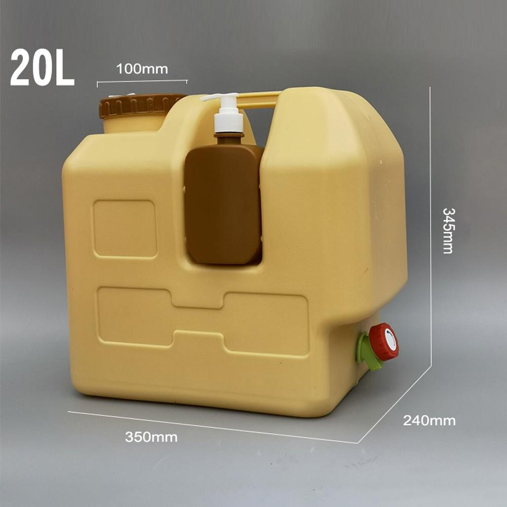 Thùng nước di động ngoài trời 20L dung tích lớn HDPE dùng để chứa nước cắm trại picnic ngoài trời