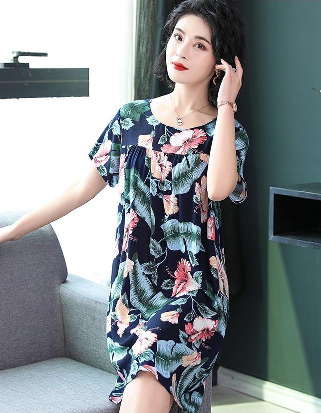 Váy, đầm mặc nhà cho người trung niên NGV08 NGV08X NGV09 NGV10