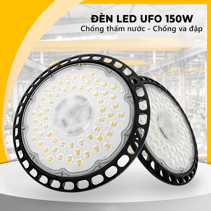 Đèn LED nhà xưởng UFO 150w , đèn công nghiệp - K1562