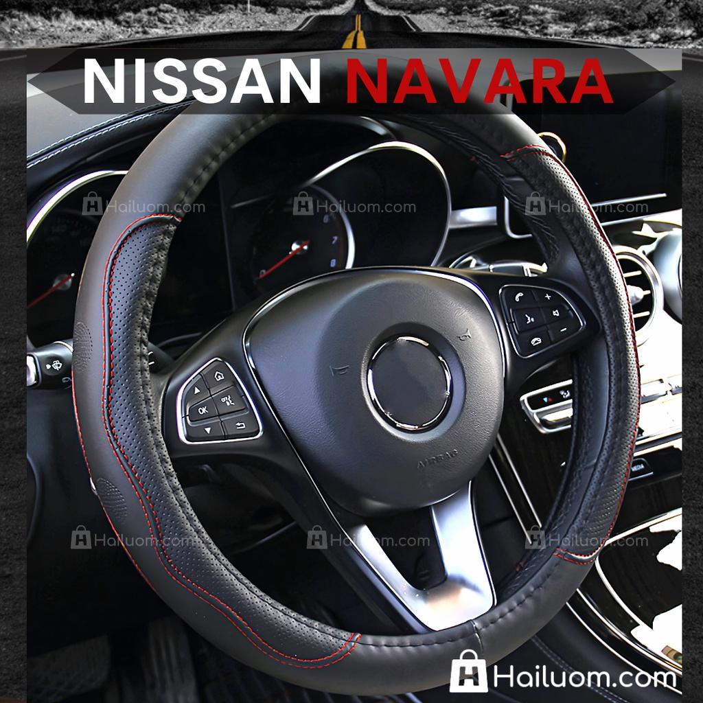 Bọc Vô Lăng ô tô NISSAN NAVARA - Mã 3D Max - Lõi Cao Su Non & 3D Chống Trượt Tay
