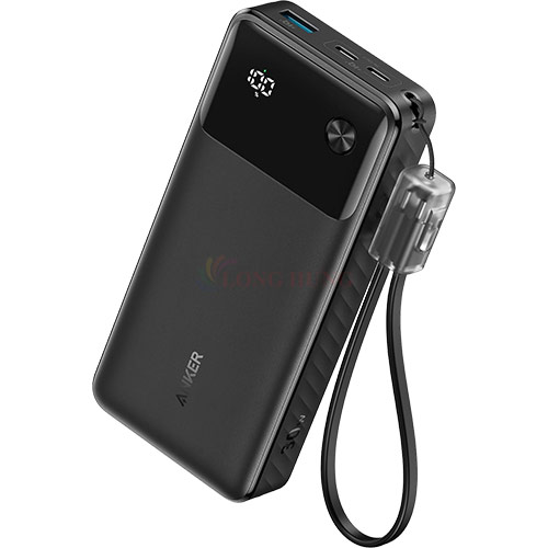 Sạc dự phòng Anker Power Bank 1USB-A 2Type-C 30W 20000 mAh A1384 - Hàng chính hãng