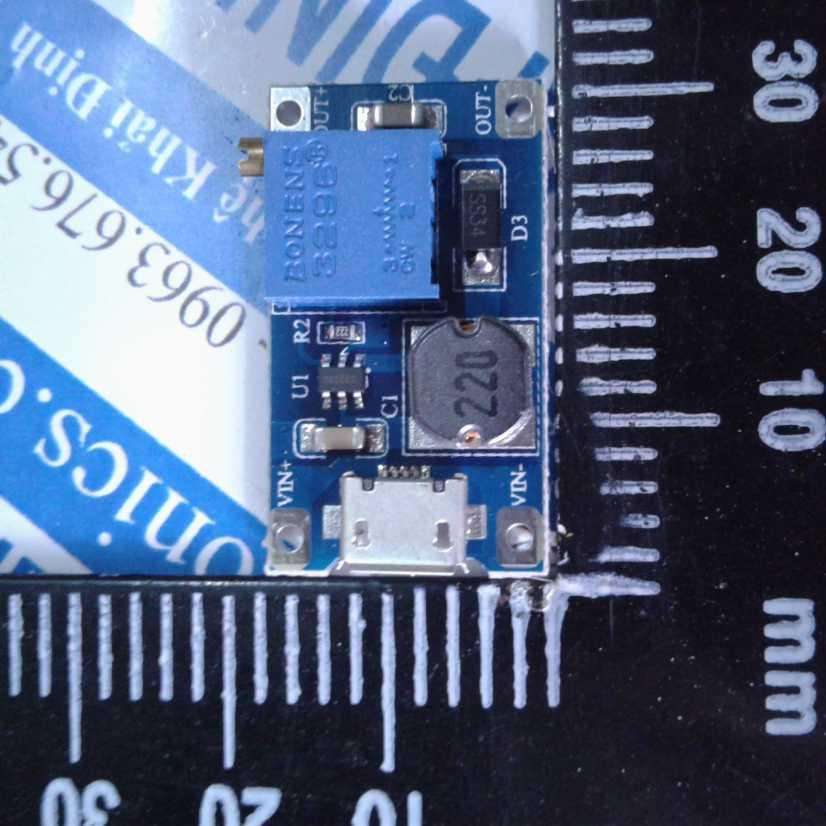 2 cái Module BOOST, nâng áp DC-DC 2577 2A input: 2.0-24V , output: 5-28V KDE0366