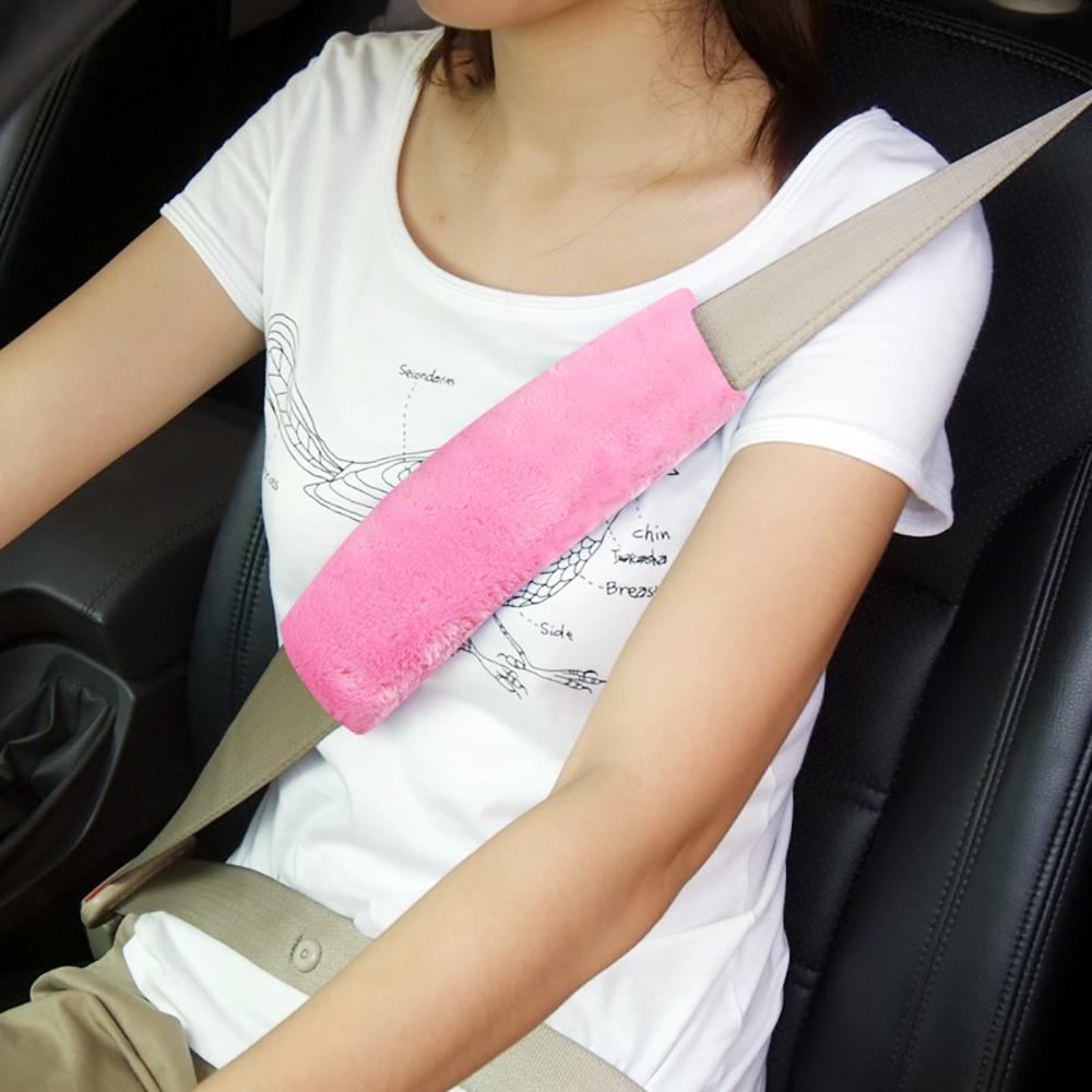 Set 2 đệm bọc dây an toàn xe hơi bằng vải bông mềm mại thoải mái