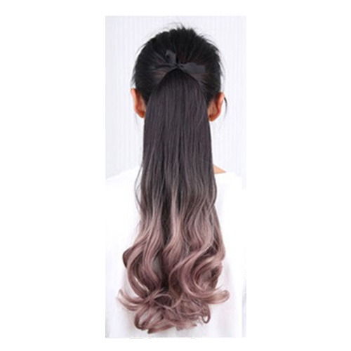 Cột tóc giả phối màu ombre, tóc cột giả ❤️FREESHIP❤️ buộc tóc giả nữ, tóc giả buộc