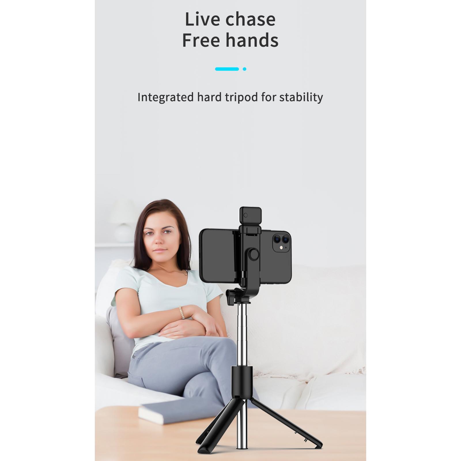 Wireless Selfie Stick Bluetooth 4.0 Phone Stand for Cell Phone for Android Smartphone